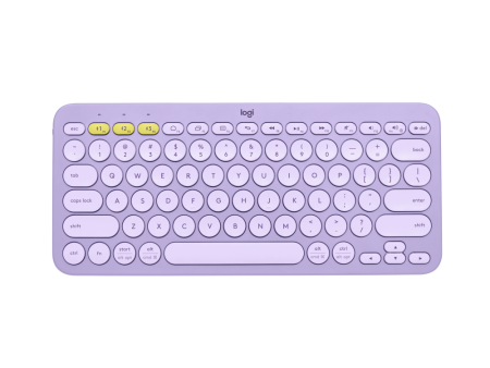 Logitech K380 Multi-Device Bluetooth Keyboard - Lavender Lemonade Sale