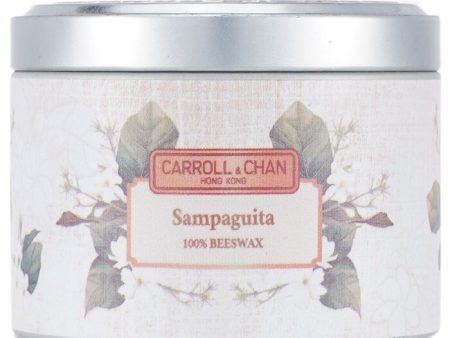 100% Beeswax Tin Candle - Sampaguita - (8x6) cm Fashion