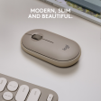 Logitech M350 Pebble Bluetooth Silent Mouse - Sand Online Hot Sale