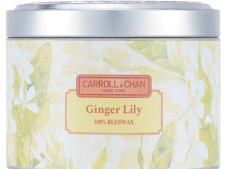 100% Beeswax Tin Candle - Ginger Lily - (8x6) cm Online Sale