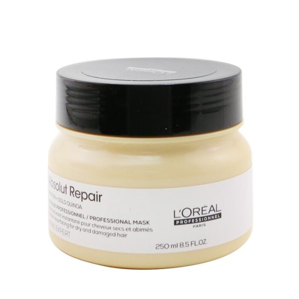 Professionnel Serie Expert - Absolut Repair Gold Quinoa + Protein Instant Resurfacing Mask (for Dry And Damaged Hair) - 250ml 8.5oz Online now