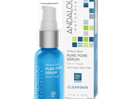 ANDALOU - Willow Bark Pure Pore Serum - 1.1 fl. oz. (32 ml) Online now