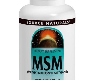 SOURCE NATURALS - MSM with Vitamin C 750 mg - 60 Tablets Online Sale