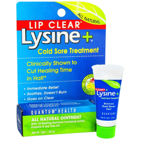 QUANTUM - LIP CLEAR Lysine Cold Sore Ointment - 7 grm Hot on Sale