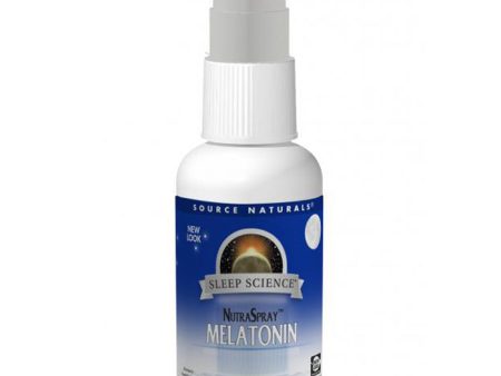 SOURCE NATURALS - Sleep Science Melatonin NutraSpray 1.5 mg Orange Liquid - 2 fl. oz. (59.14 ml) Supply