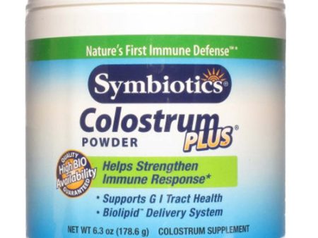 SYMBIOTICS - Colostrum Plus Powder - 6.3 oz. Cheap