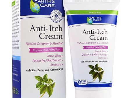 EARTH S CARE - Anti-Itch Cream - 2.4 oz. (68 g) Fashion