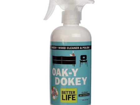 BETTER LIFE - Oak-Y Dokey Wood Cleaner & Polish Cinnamon & Lavender - 16 fl. oz. (473 ml) on Sale