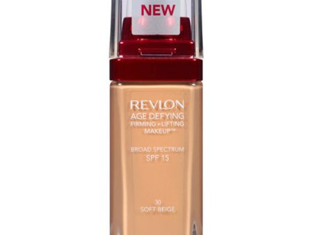 REVLON - Age Defying Firming Plus Lifting Makeup #30 Soft Beige - 1 fl. oz. (30 ml) For Sale