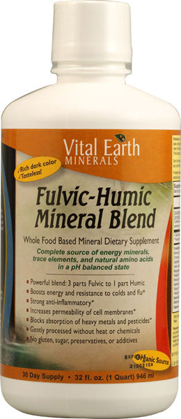 VITAL EARTH - Fulvic-Humic Mineral Blend - 32 fl. oz. (946 ml) Online now