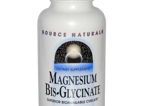 SOURCE NATURALS - Magnesium Bis-Glycinate - 120 Tablets For Discount