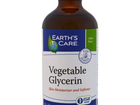 EARTH S CARE - 100% Pure Vegetable Glycerin - 8 fl. oz. (240 ml) Online Sale