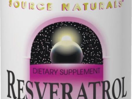 SOURCE NATURALS - Resveratrol (80 mg) - 120 Tablets on Sale