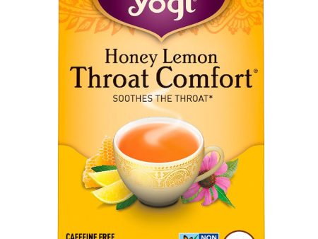 YOGI TEA - Honey Lemon Throat Comfort Tea - 16 Tea Bags Online Hot Sale