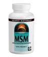 SOURCE NATURALS - MSM with Vitamin C 750 mg - 120 Tablets on Sale