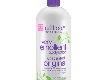 ALBA BOTANICA - Very Emollient Body Lotion Unscented Original - 32 oz. (907 g) Online Hot Sale